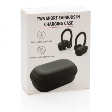 Logotrade promotional merchandise picture of: TWS sport earbuds in charging case